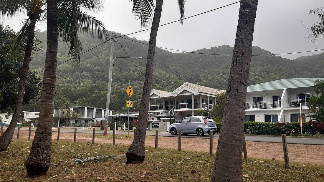 Houses along Marine Parade at Arcadia on Magnetic Island