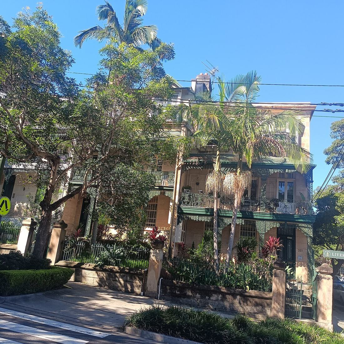 Terrace houses in Darlinghurst in Sydney