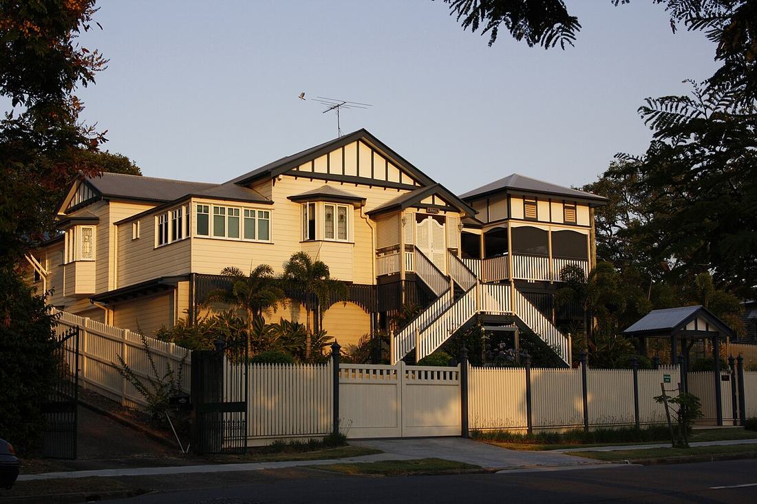 A Queenslander house in East Brisbane