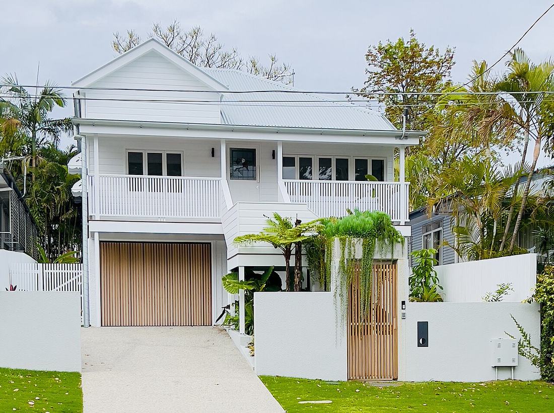 A Queenslander style house in Sherwood in Queensland
